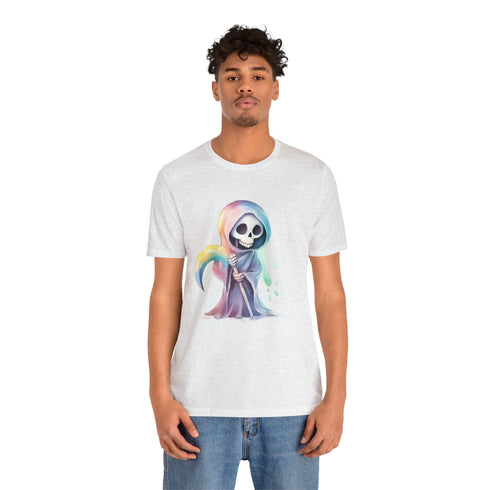 Cute Colorful Reaper - Short Sleeve Tee
